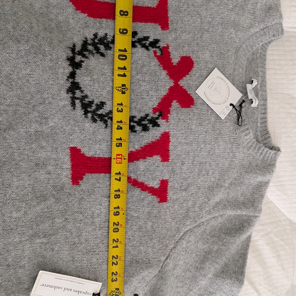 cupcakes & cashmere Gray Joy Sweater - Picture 4 of 7
